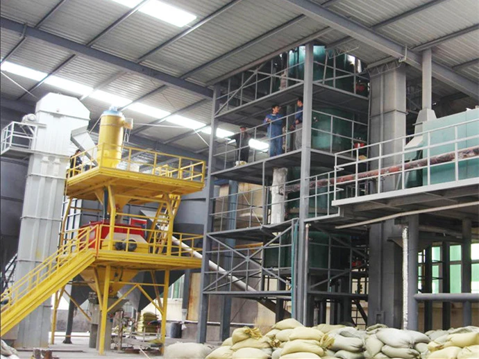 Continuous dry mortar mixing plant equipment