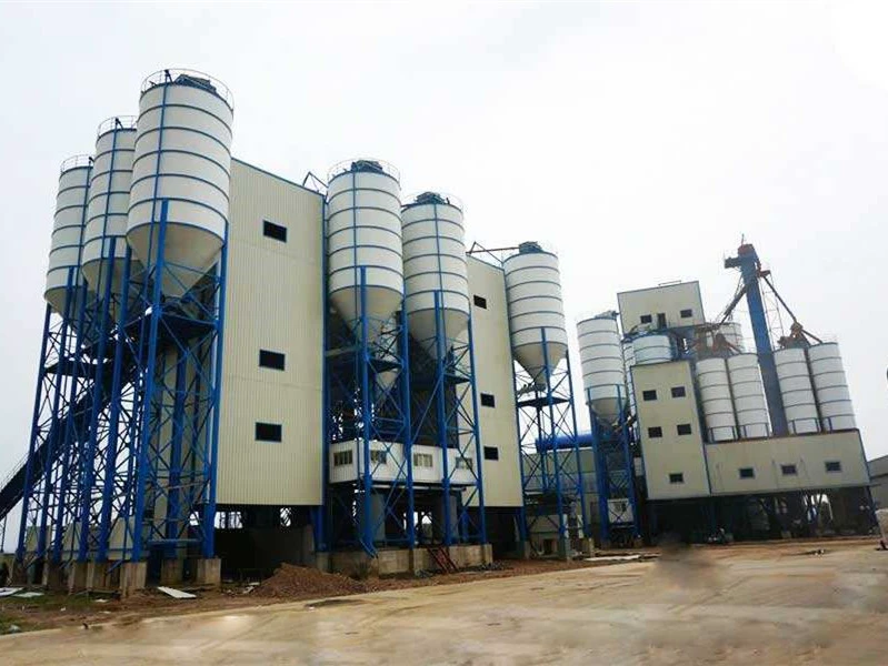 Station dry mixing mortar mixing plant