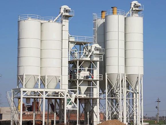 Customized dry mortar mixing plant equipment configurations