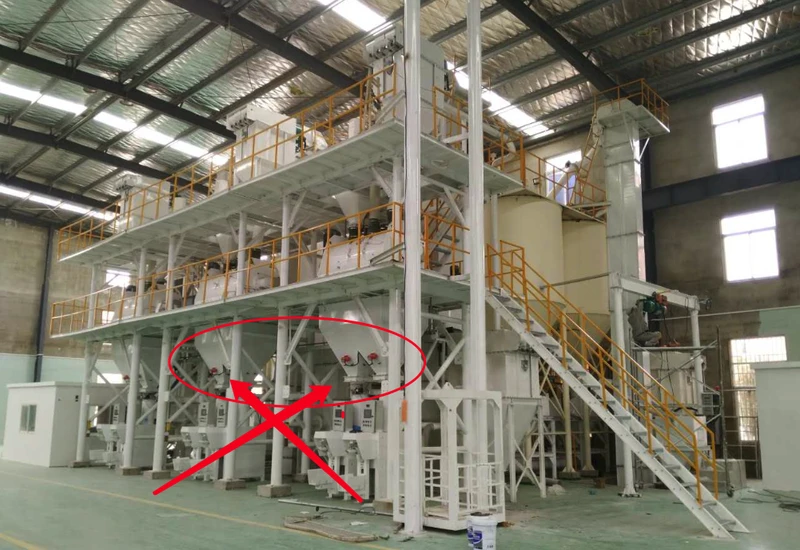 Measuring And Weighing System Of Dry Mortar Production Line