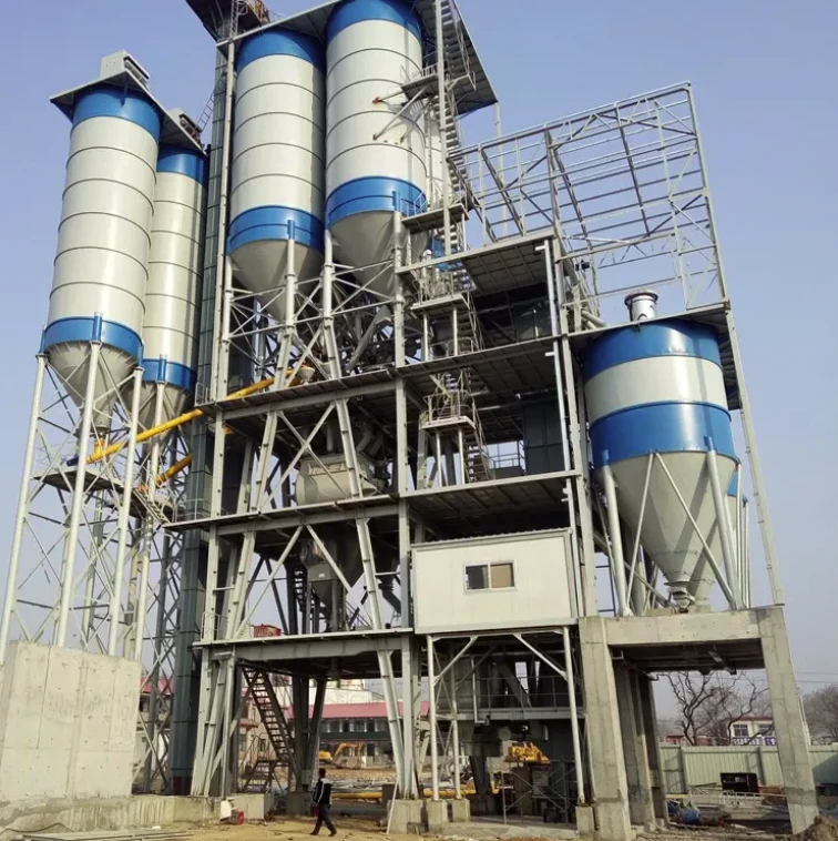 Station dry mixing mortar mixing plant